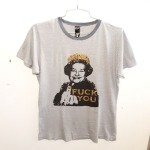 👑Queen  Elizabeth F**k You Tee👑